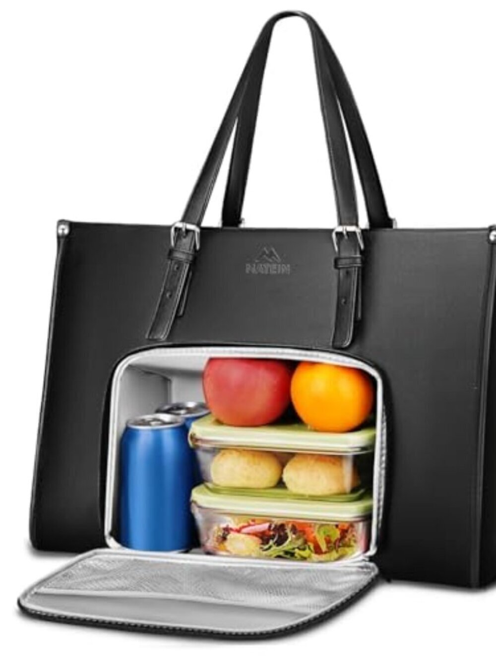 🆕 Tote Bags for Women, Work Bag with Lunch Compartment, 15.6 Inch Laptop Bag
